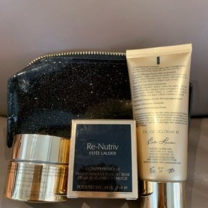 Estée Lauder skins care set: face cream and cleanser